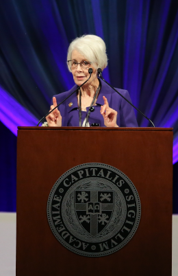 Barbara Farnsworth Parker wins Distinguished Alumni Award